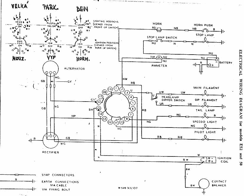 Bsa M20 Wiring Diagram